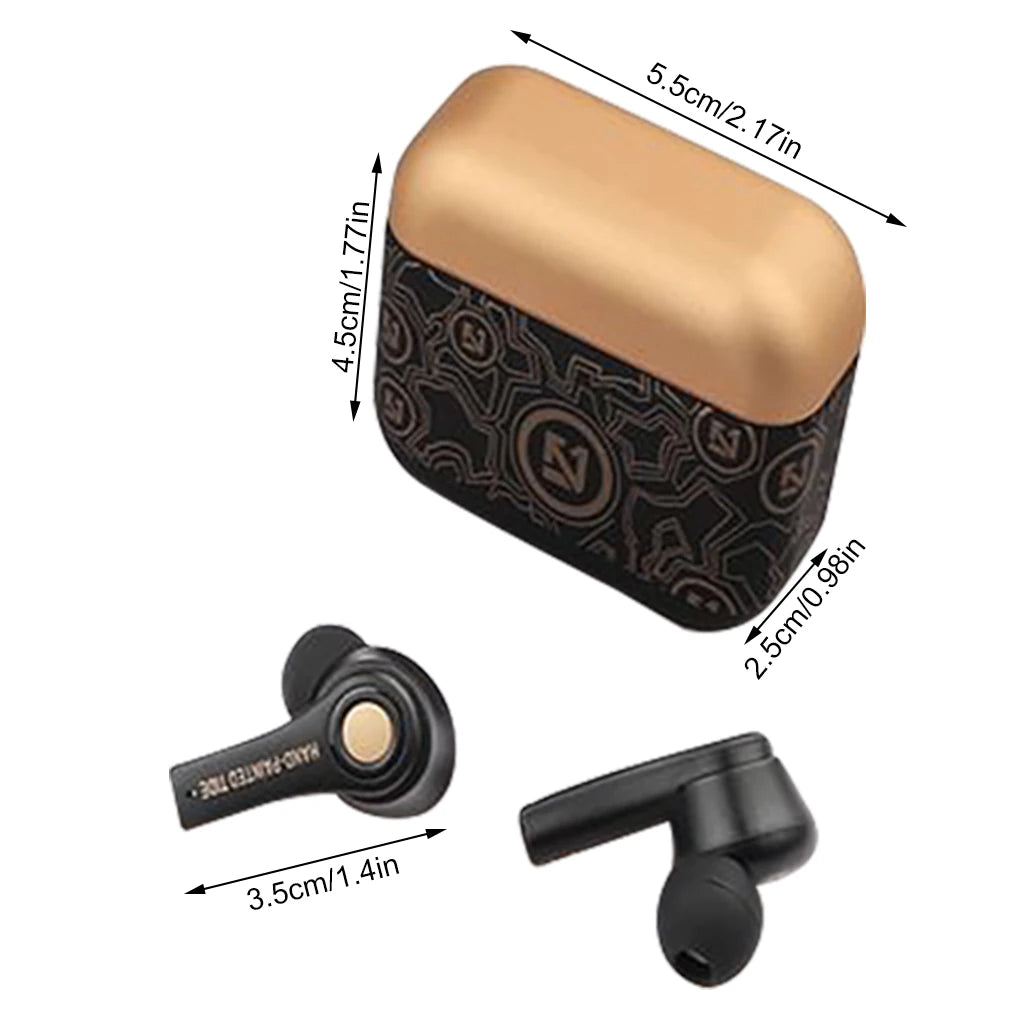 Wireless Bluetooth Earbuds – Graffiti Style HiFi Bass Waterproof Sports Earphones