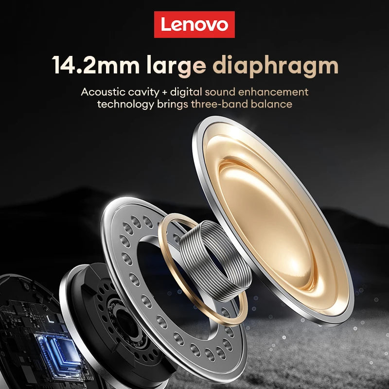 Lenovo EA305 Wireless Earphones – Bluetooth 5.4 OWS Open-Ear Gaming & Sport Headset