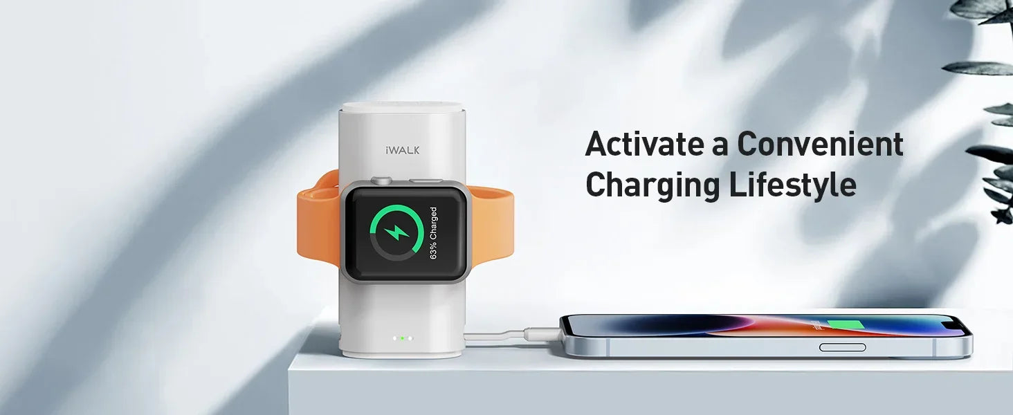 iWALK Power Banks Portable Battery Fast Charger Iphone Powerbank 9000mAh External Mobile Phone Powerful Magnetic Large Capacity