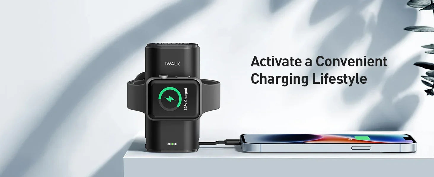 iWALK Power Banks Portable Battery Fast Charger Iphone Powerbank 9000mAh External Mobile Phone Powerful Magnetic Large Capacity