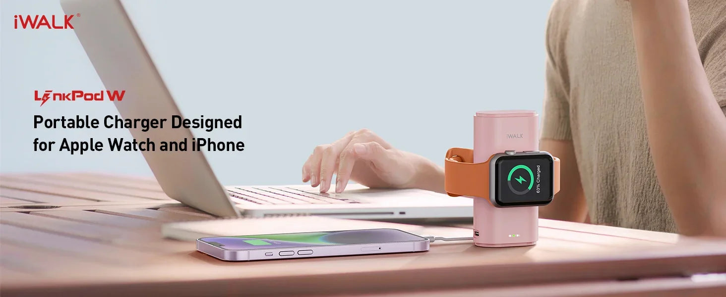 iWALK Power Banks Portable Battery Fast Charger Iphone Powerbank 9000mAh External Mobile Phone Powerful Magnetic Large Capacity