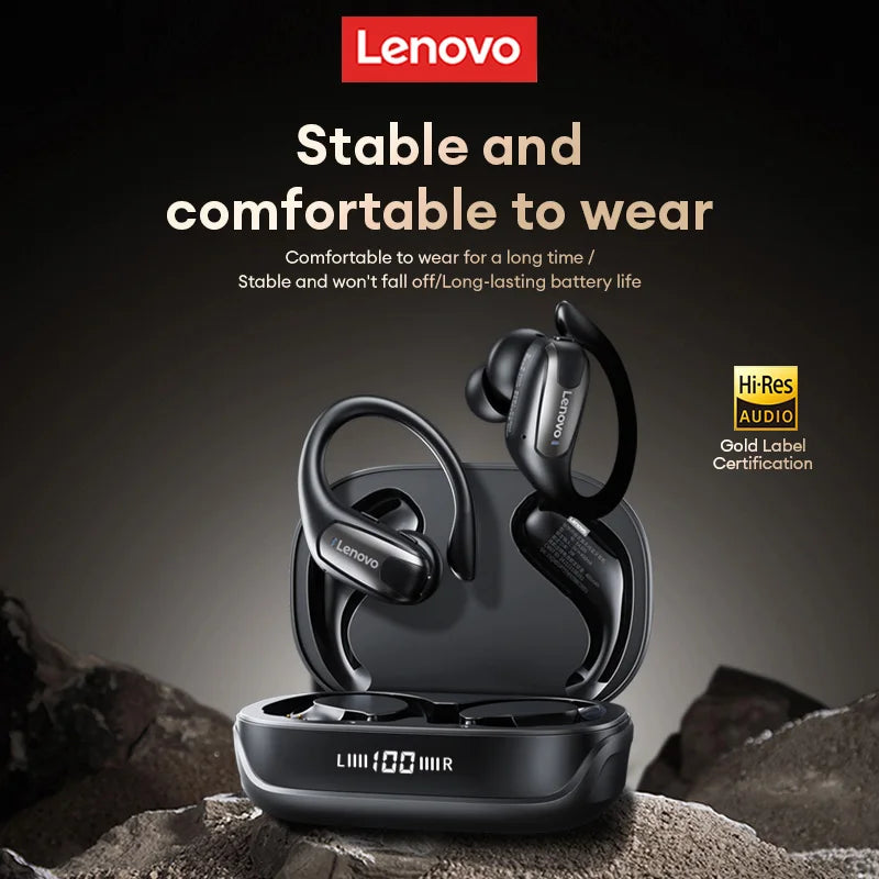 Lenovo EA305 Wireless Earphones – Bluetooth 5.4 OWS Open-Ear Gaming & Sport Headset